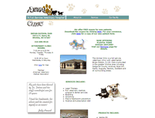 Tablet Screenshot of animalclinicvet.com